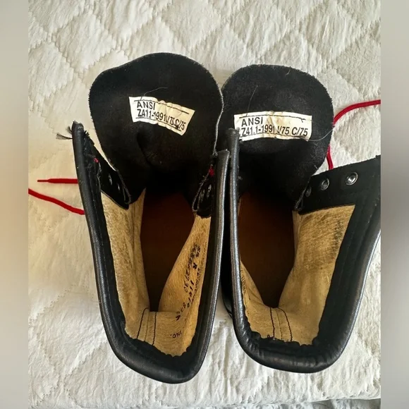 Vintage Wolverine World Wide Black Military Combat Boots 1994 - Size 8 1/2 R - Picture 9 of 9